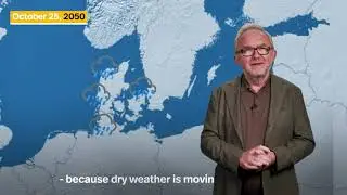 Weather forecast for Denmark in 2050