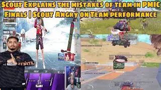 Scout Explains the Mistakes of Team Fnatic in PMIC Finals | Scout Angry on Team Fnatic Performance