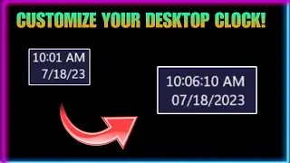 Customize Your Desktop Clock | Windows 10 & 11 | Techtitive