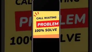 phone waiting calling problem isko kaise theek Karen #call #waiting #callwaiting #trending #android