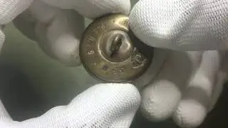Vintage French Livery Button with Knight Helmet by R & C, Paris