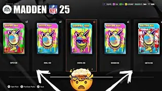 Opening My Sugar Rush Eggs In Madden 25 Ultimate Team .. I Know Im Late