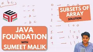 Subsets of an Array - Solution | Functions and Arrays | Data Structures and Algorithms in JAVA