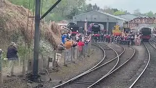 The seven valley railways bullied loco in purple peril livery April 23rd