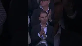 Nadal reacts to Djokovic winning the opening set of the final in just 33 minutes 🤩 #tennis #ausopen