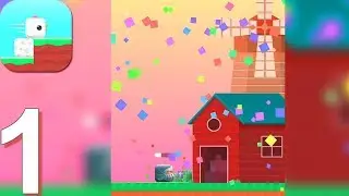 Square Bird - Gameplay Walkthrough Part 1 All Levels 1-15 (Android, iOS Gameplay)