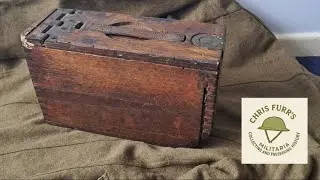 WW1 US M1917 Wooden Ammunition Box