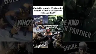 Who&rsquo;d win ? #marvel #dc #batman #blackpanther #wolverine #callofduty #batman #comics #trending #fyp