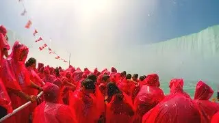 [4K] Niagara Falls - Drenched on a Cruise - Hornblower Niagara Falls Cruise