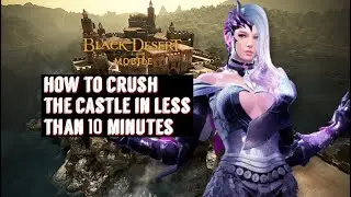 CASTLE SIEGE! CRUSH YOUR ENEMIES IN LESS THAN 10 MINS ! EDEN AND VALK VS LEGEND BLACK DESERT MOBILE