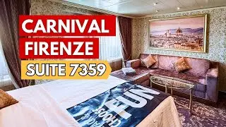 Carnival Firenze Suite 7359 Cabin Tour | What You ACTUALLY Get