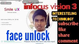 Infocus vision 3 face unlock. Special feature in Hindi. INTERESTING TECHNOLOGY.