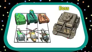Boss Attack War Challenge | WW2 Tank Merge Army Evolution Battle Gameplay