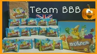 New STIKEEZ 2017 Fruit and Veg Lidl. Collectors bag and Album. Exclusive On the Farm surprise bag