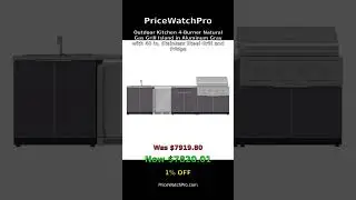 PriceWatchPro: Outdoor Kitchen 4-Burner Natural Gas Grill Island ... (1% OFF) - Home Depot
