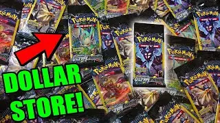 ULTRA PRISM BOOSTER BOX OPENING FROM DOLLAR STORE POKEMON CARDS!