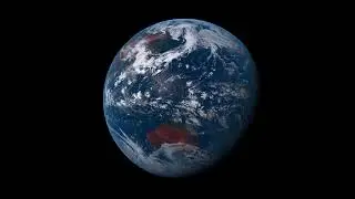 Real Earth Footage from Himawari Satellite Philippines visible under the clouds Oct 23 2025