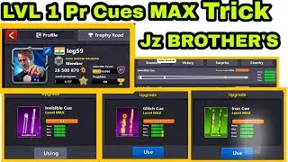 Level 1 Pr Invisible Glitch And Iron Cues MAX Trick By Jz BROTHER'S