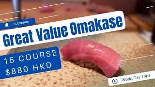 Great Value for Money Omakase in Hong Kong 2022 - Walkthrough (Sushi Namaken)