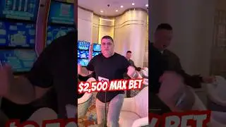 First Spin $2,500 Max Bet Bonus #shorts #slots #vegas #jackpot