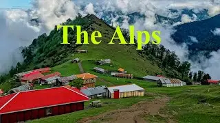 The Alps 4k,Beautiful Places In The World With Relaxation Music