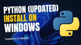 Python Installation on Windows 10 & 11 [LATEST] | Install Python Easily | Easy Setup Guide