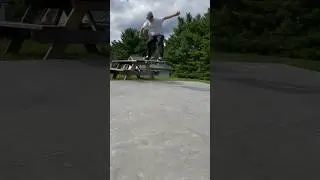 Ollie off a picnic table #skate #skateboarding #shorts #skateboard #skating #skater #ollie #sk8