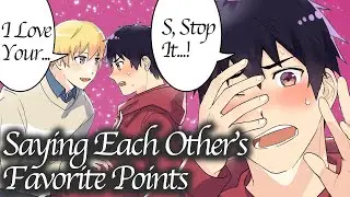 【BL Manga】«Если проиграешь, поцелуй меня». Игра, в которой нужно назвать любимые моменты друг друга.
