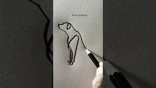 Dog drawing #aram_nabeel #shorts