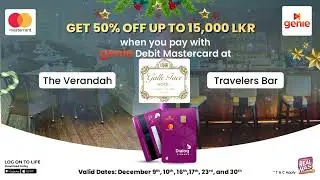 Yummy Half-Price Moments at Galle Face Hotel with genie Debit Mastercard