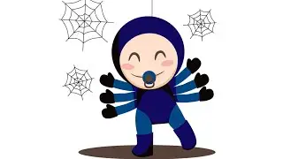 Itsy Bitsy Spider | Autism friendly | kids nursery rhymes | 