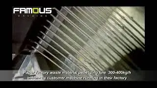 Paper factory plastics granulating line/paper plastic pelletizing machine/waste plastic pelletizer