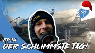 STURM, REGEN und L&Ouml;CHER IM SCHIFF! - WINTER Segel VLOG Ep.14
