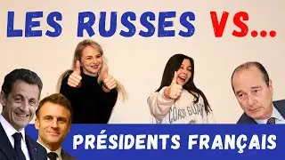 Que pensent les Russes des présidents français ? Réaction des Russes face aux dirigeants français !