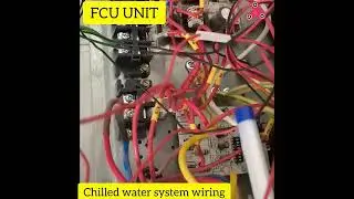 FCU UNIT chilled water system wiring , fan coil unit full wiring, daikin fcu unit wiring#hvac