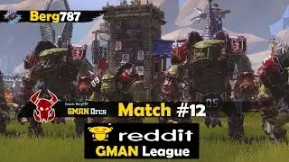 Blood Bowl 2 - Orcs (Berg787) Vs Chaos (Crimson Fox) - GMAN #12
