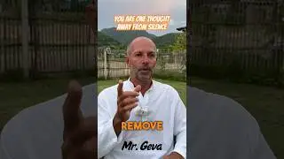 Remove one thought, and see what remains &ndash;&nbsp;Mr. G #awakening #mindset  #innerpeace #wisdomquotes