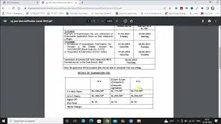 MGU Nalgonda Degree YWS Exam Fee 2023 | MGU Degree Year Wise Exam Fee Notification 2023