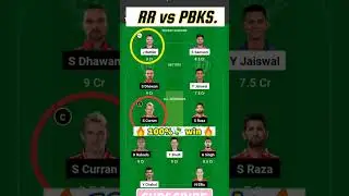 RR vs PBKS Dream 11 Team || RR vs PBKS Dream Prediction Team Today Match | PBKS vs RR Dream 11