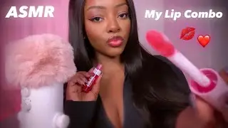 ASMR | Lip Gloss Application 🤍 My Lip Combo 💋❤️
