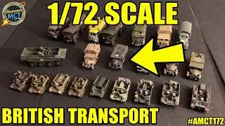 🇬🇧🪖🚛🚜 1/72 scale WW2 UK British Military Transport Trucks Universal Bren Carrier Model Collection💥🚚🪖