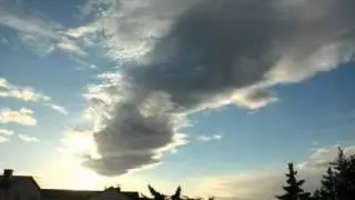Prevening near the Taunus mountains - time lapse