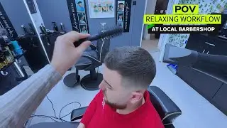 POV Barber💈- One Hour of Relaxing Haircut Service at Local Barbershop