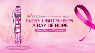Olight Pink Camo I3T EOS - The Breast Cancer Bazaar Of Olight October Flash Sale!!!