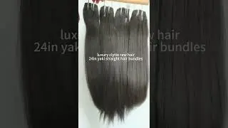 yaki straight hair seamless match silk press hairno tangling, no shedding