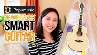 The World's First Smart Guitar is here!!! Poputar T1 (Unboxing, Review & Test)