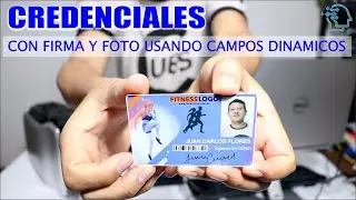 Credenciales con Foto y Firma Usando Campos Dinámicos en CardStudio de Zebra Technologies ZC300