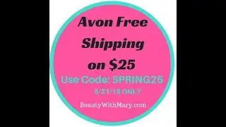 Avon Free Shipping May 2018
