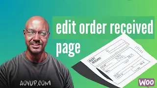Редактировать страницу получения заказа WooCommerce (кодирование не требуется)