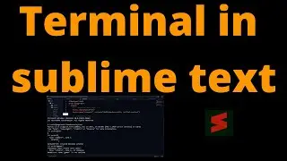 How to add terminal in sublime text ?